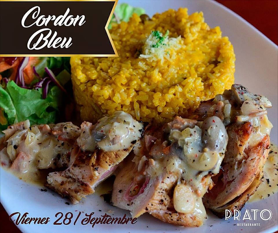 Prato Restaurante presenta este viernes su nuevo platillo el Cordon Bleu