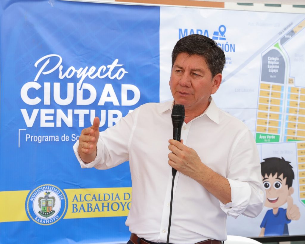 En Babahoyo se ejecutará proyecto municipal Ciudad Ventura