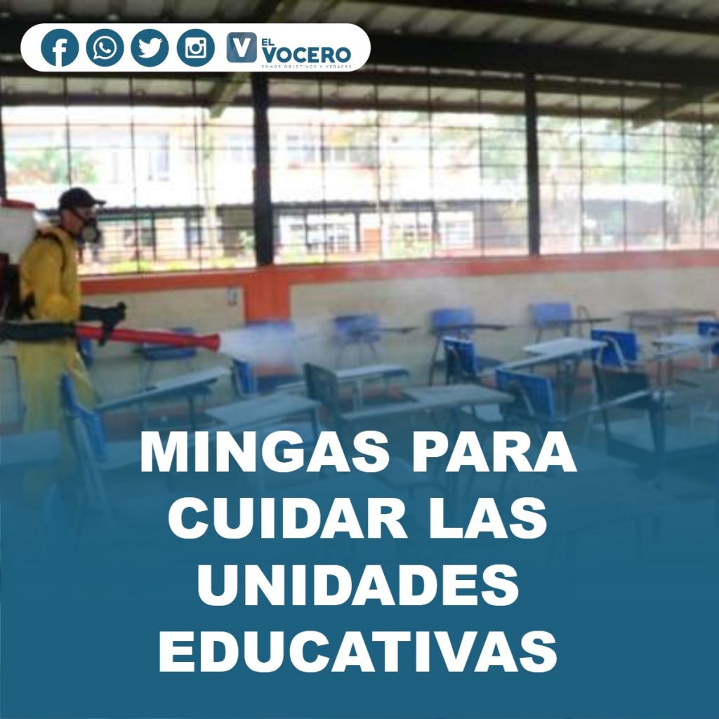 MINGAS PARA CUIDAR LAS UNIDADES EDUCATIVAS