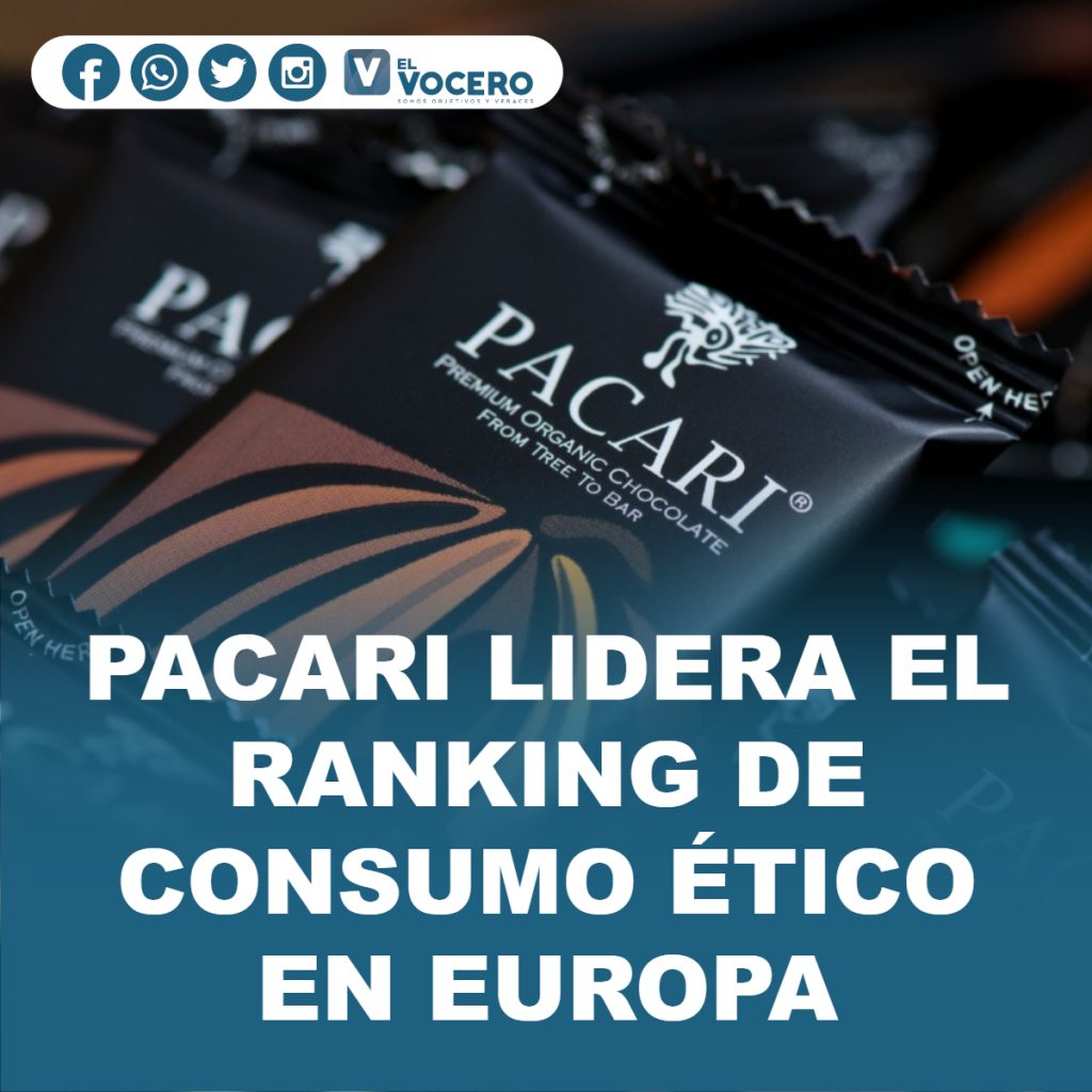 PACARI LIDERA EL RANKING DE CONSUMO ÉTICO EN EUROPA