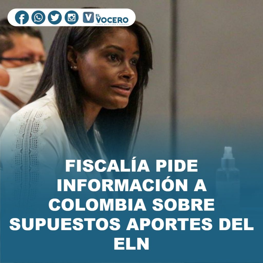 FISCALÍA PIDE INFORMACIÓN A COLOMBIA SOBRE SUPUESTOS APORTES DEL ELN