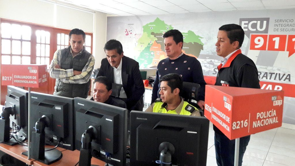 Representantes de alcaldías de la provincia de Bolívar visitaron el ECU 911