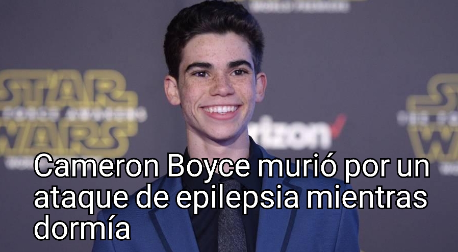 Cameron Boyce murió por un ataque de epilepsia mientras dormía