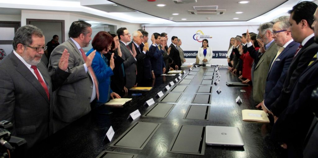 Consejo de la Judicatura posesionó al Comité que apoyará en la evaluación a la Corte Nacional de Justicia