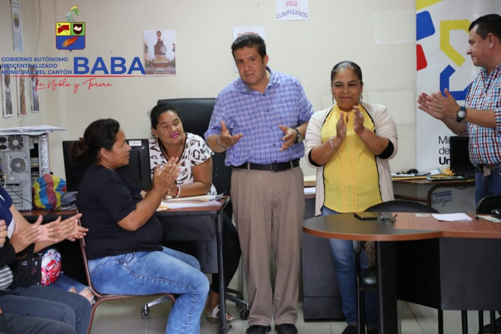 Primeras Familias beneficiadas “PLAN CASA PARA TODOS” en el cantón Baba