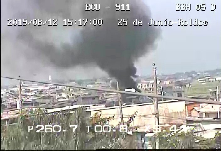 Instituciones articuladas al ECU 911 brindaron atención ante incendio estructural en Babahoyo