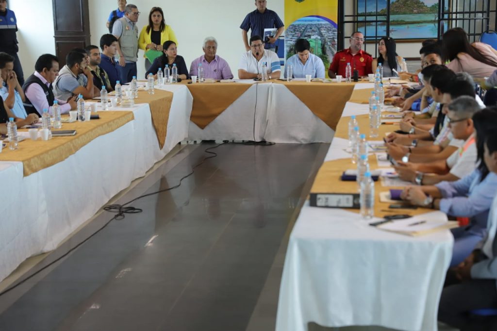 En reunión del COE Cantonal se analizó uso del Presupuesto de Emergencia 2019