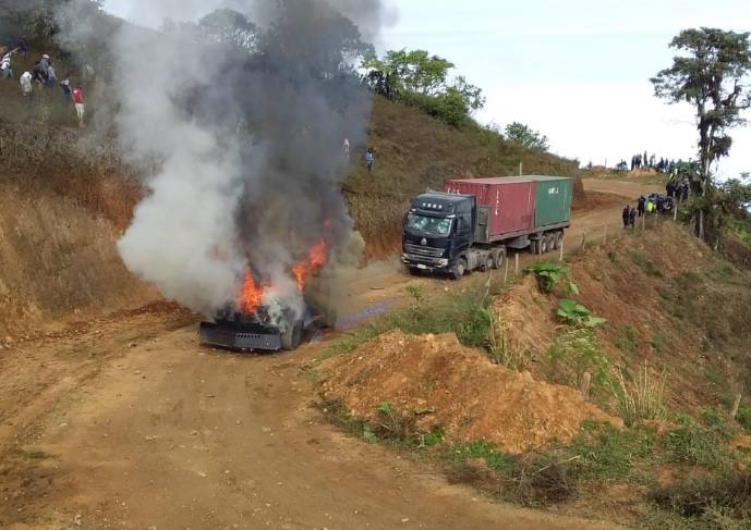 Cinco policías heridos en un ataque atribuido a antimineros, en parroquia de Bolívar