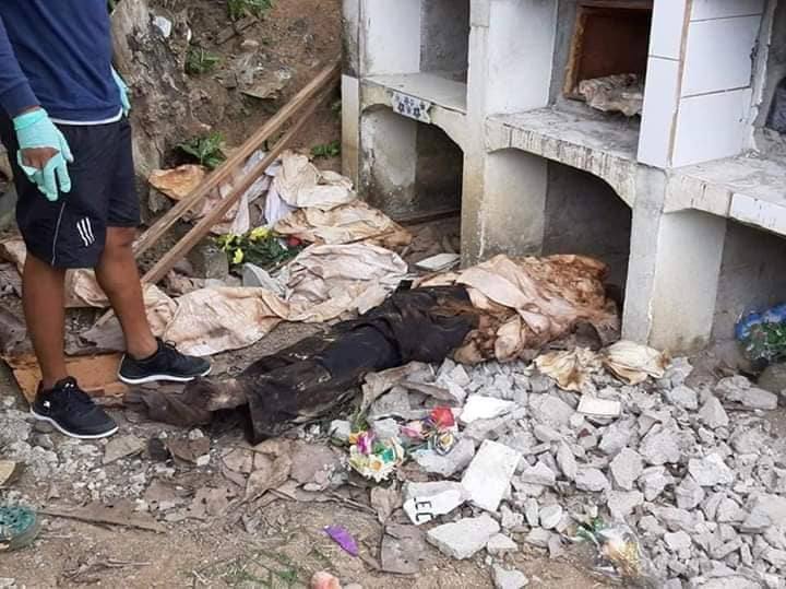 Se roban un cráneo luego de profanar tumbas en otro cementerio de Esmeraldas
