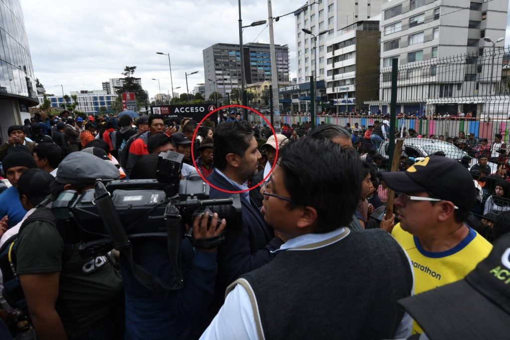 Resultó herido periodista de Teleamazonas que cubría protesta indígena