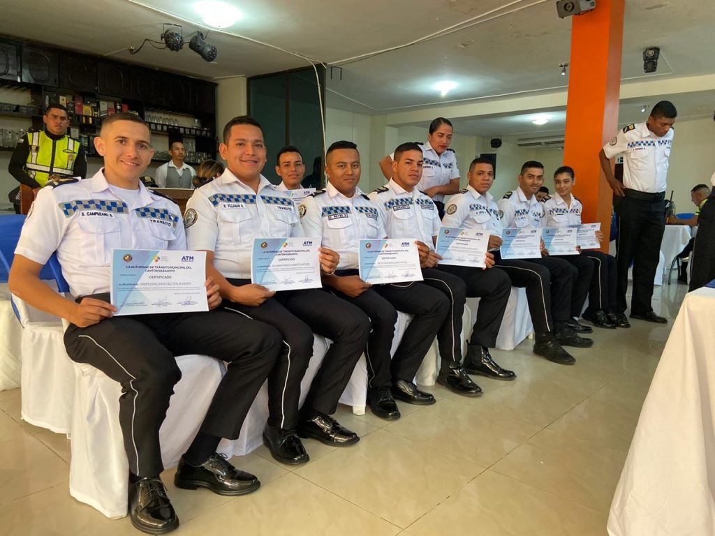 Finalizó curso dictado a Agentes de la Autoridad de Tránsito Municipal de Babahoyo