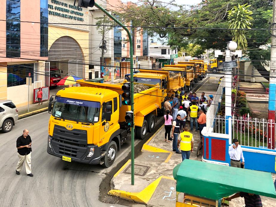 Nuevas maquinarias del Gobierno de Los Ríos ya empezaron a trabajar