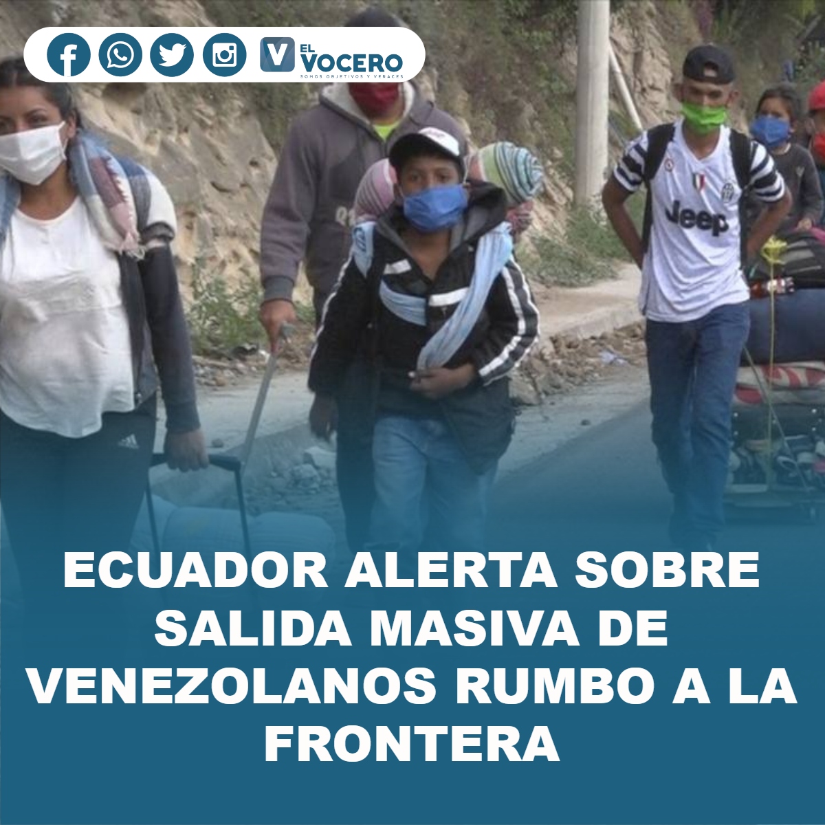ECUADOR ALERTA SOBRE SALIDA MASIVA DE VENEZOLANOS RUMBO A LA FRONTERA ...
