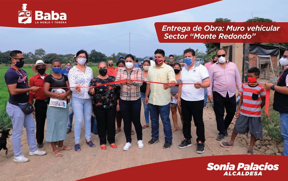 GADM DE BABA ENTREGÓ OBRA EN EL SECTOR DE MONTE REDONDO
