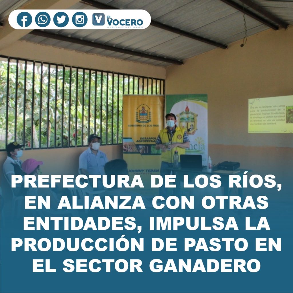 LA PREFECTURA, EN ALIANZA CON OTRAS ENTIDADES, IMPULSA LA PRODUCCIÓN DE PASTO EN EL SECTOR GANADERO
