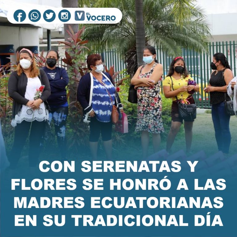CON SERENATAS Y FLORES SE HONRÓ A LAS MADRES ECUATORIANAS EN SU TRADICIONAL DÍA