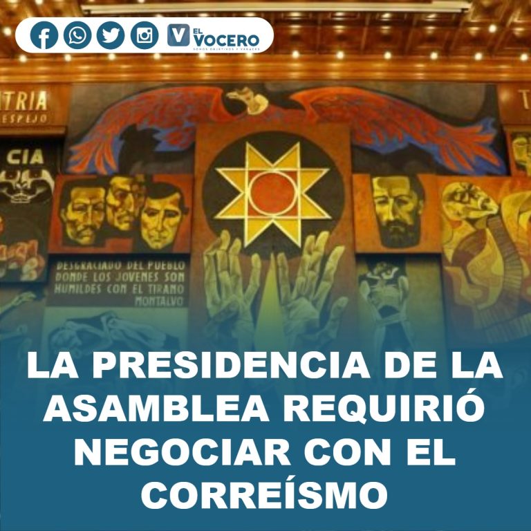 LA PRESIDENCIA DE LA ASAMBLEA REQUIRIÓ NEGOCIAR CON EL CORREÍSMO