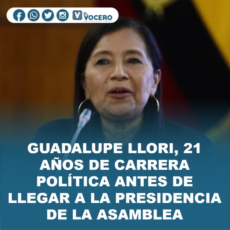 GUADALUPE LLORI, 21 AÑOS DE CARRERA POLÍTICA ANTES DE LLEGAR A LA PRESIDENCIA DE LA ASAMBLEA