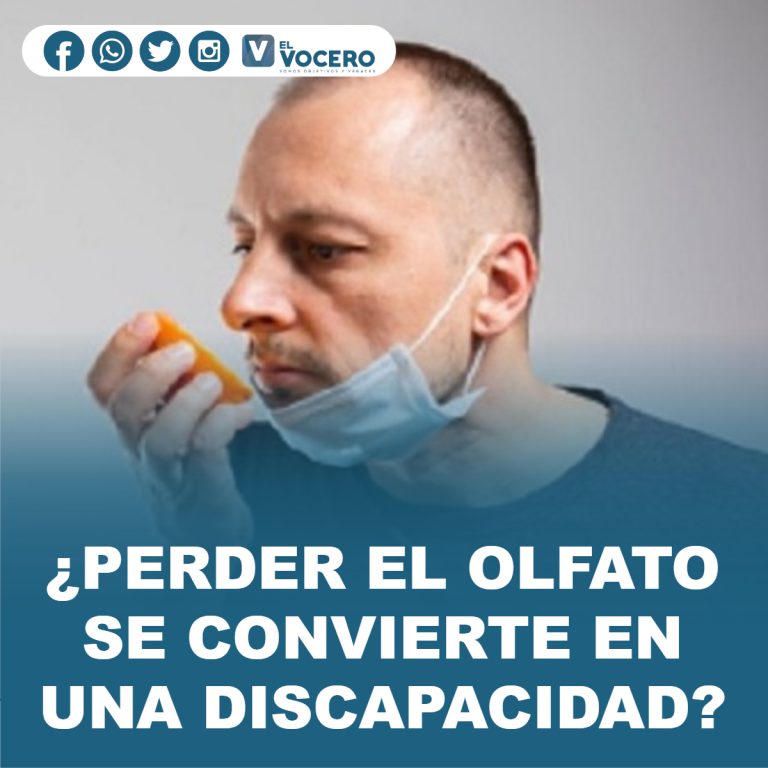 ¿PERDER EL OLFATO SE CONVIERTE EN UNA DISCAPACIDAD?
