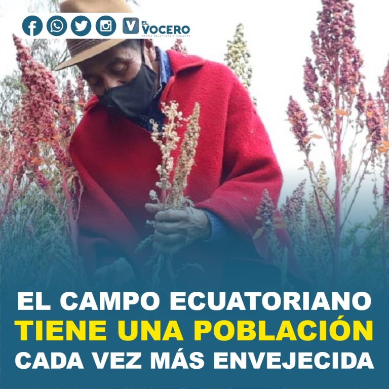 EL CAMPO ECUATORIANO TIENE UNA POBLACIÓN CADA VEZ MÁS ENVEJECIDA