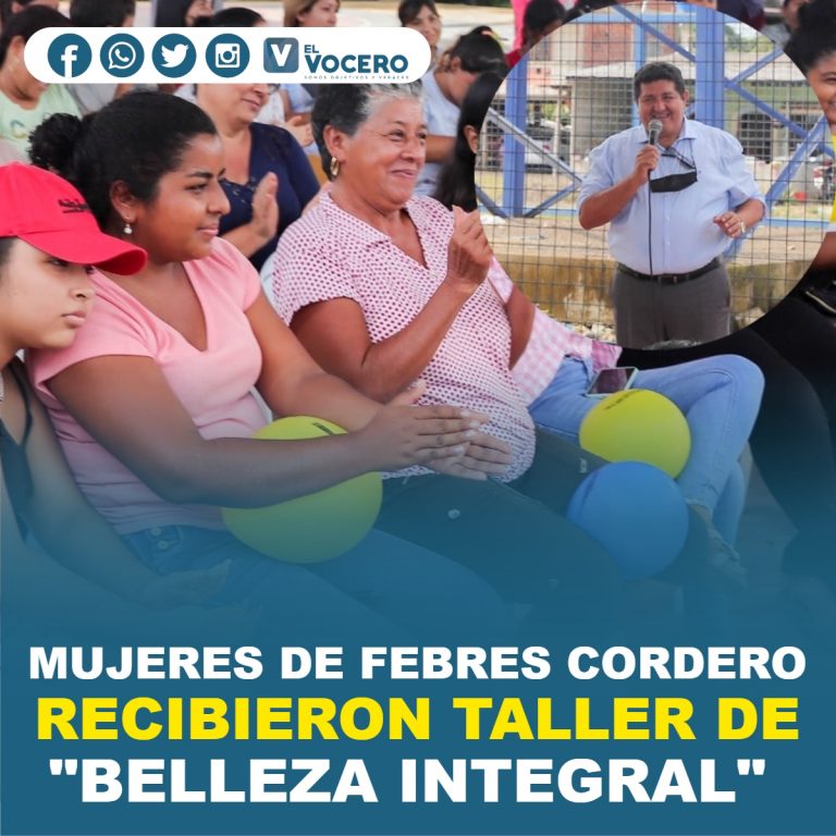 MUJERES DE FEBRES CORDERO RECIBIERON TALLER DE «BELLEZA INTEGRAL»
