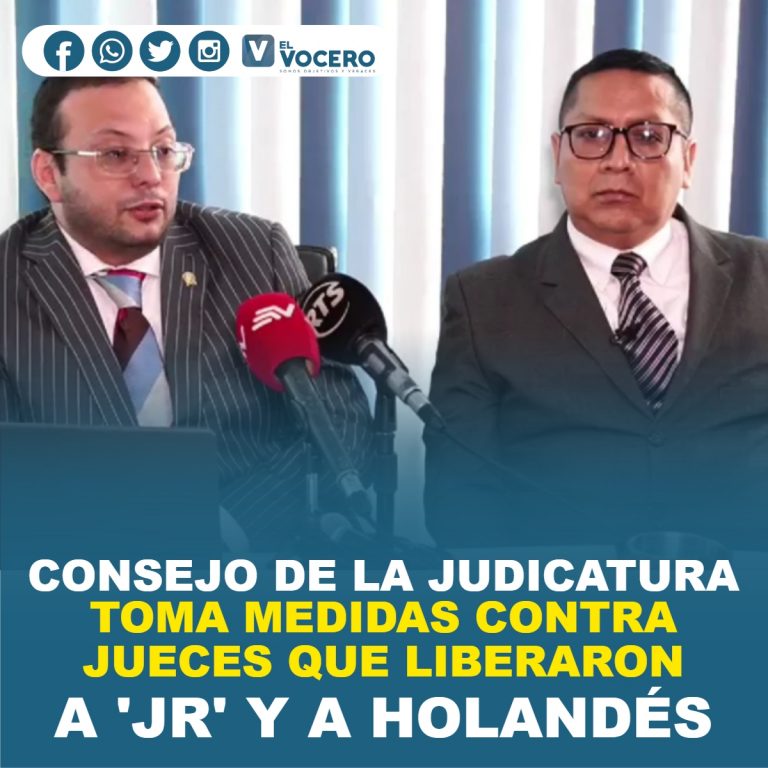 CONSEJO DE LA JUDICATURA TOMA MEDIDAS CONTRA JUECES QUE LIBERARON A ‘JR’ Y A HOLANDÉS