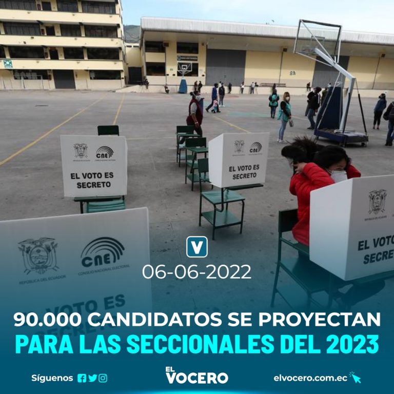 90.000 CANDIDATOS SE PROYECTAN PARA LAS SECCIONALES DEL 2023