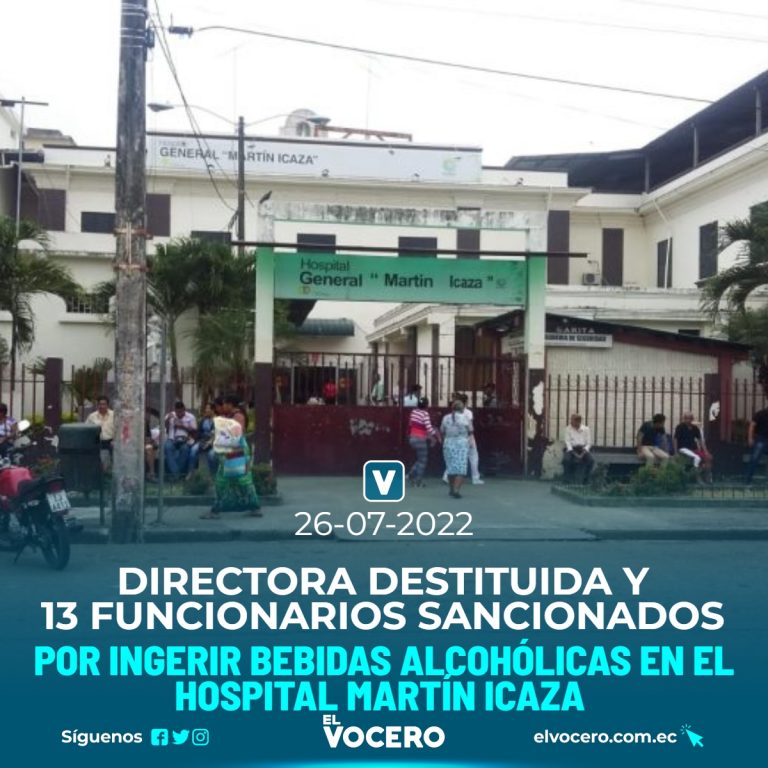 DIRECTORA DEL MARTÍN ICAZA FUE DESVINCULADA DE SU CARGO