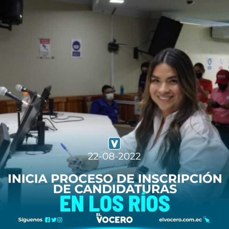 INICIA PROCESO DE INSCRIPCIÓN DE CANDIDATURAS EN LOS RÍOS
