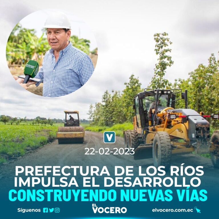 PREFECTURA DE LOS RÍOS IMPULSA EL DESARROLLO CONSTRUYENDO NUEVAS VÍAS
