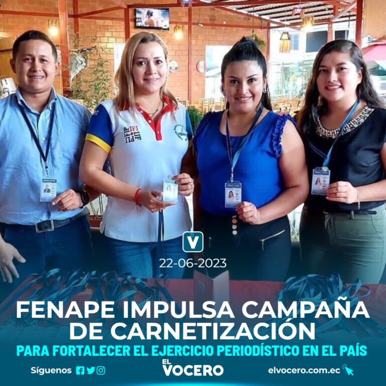 FENAPE IMPULSA CAMPAÑA DE CARNETIZACIÓN PARA FORTALECER EL EJERCICIO PERIODÍSTICO EN EL PAÍS